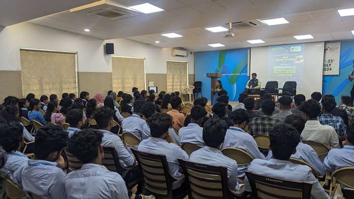 Generative AI Seminar at AJK College: Shaping Future Innovators in Technology1